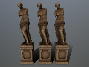 venus de milo 3D मॉडल