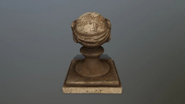 ornamental stone 3D Model .c4d .max .obj .3ds .fbx .stl .blend 