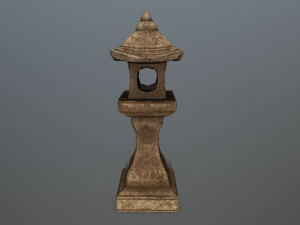 stonelantern 3D-Modell