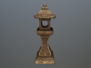 stonelantern 3D-Modell