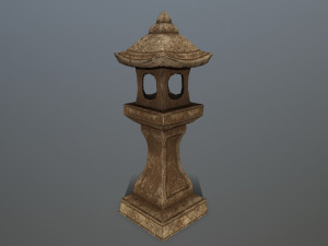 stonelantern 3D-Modell