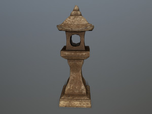 stonelantern 3D-Modell