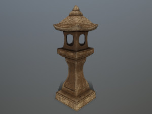 stonelantern 3D-Modell