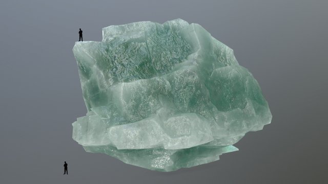 ice rocks 3D 模型 .c4d .max .obj .3ds .fbx .stl .blend 