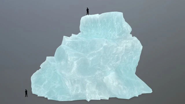 ice rocks 3D Model .c4d .max .obj .3ds .fbx .stl .blend