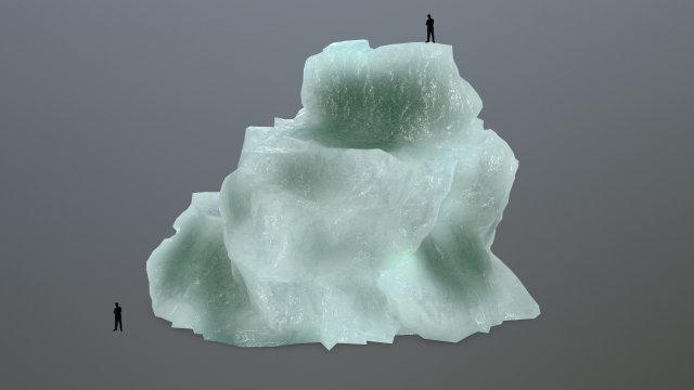 ice rocks 3D-Modell .c4d .max .obj .3ds .fbx .stl .blend 