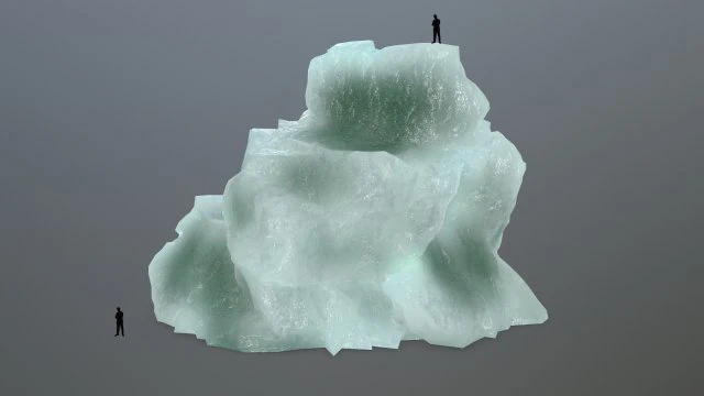ice rocks 3D Model .c4d .max .obj .3ds .fbx .stl .blend 
