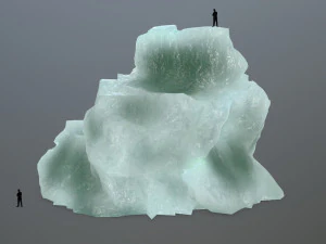 skały lodowe Model 3D