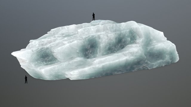 ice rocks 3D Model .c4d .max .obj .3ds .fbx .stl .blend 