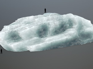 ice rocks 3D मॉडल
