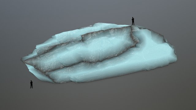 ice rocks 3D 모델 .c4d .max .obj .3ds .fbx .stl .blend 