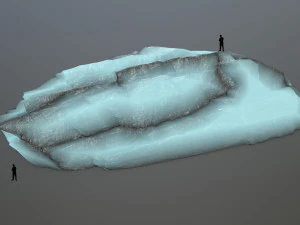 冰岩 3D 模型