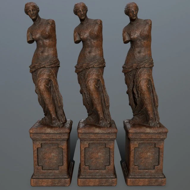 venus de milo 3D Model .c4d .max .obj .3ds .fbx .stl .blend 