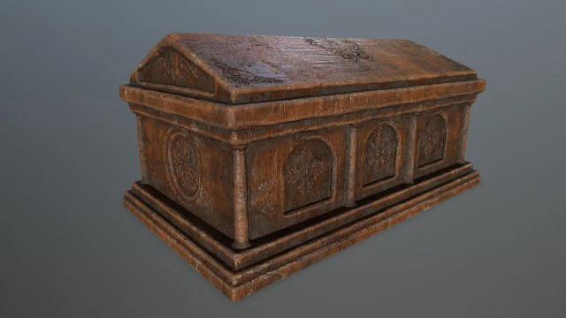 tomb 3D Model .c4d .max .obj .3ds .fbx .stl .blend 