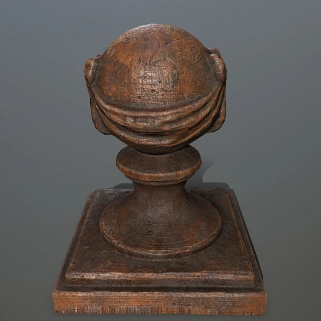 ornamental stone 3D Model .c4d .max .obj .3ds .fbx .stl .blend 