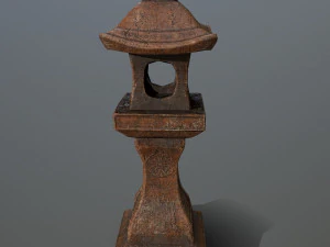 stone lantern 3D Model