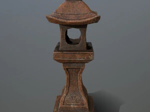 stone lantern 3D Model