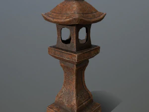 stone lantern 3D Model