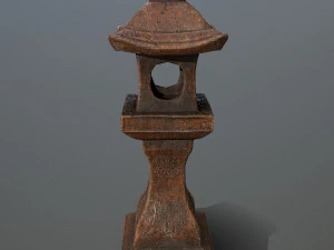 stone lantern 3D Model