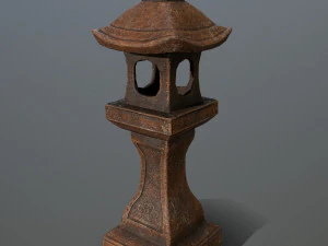 stone lantern 3D Model