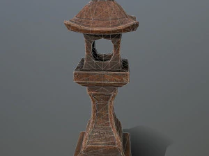 stone lantern 3D Model