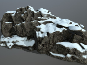snow rocks 3D Модель