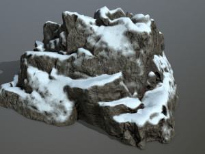 snow rocks 3D Модель