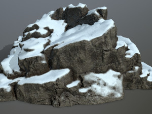 snow rocks 3D Модель