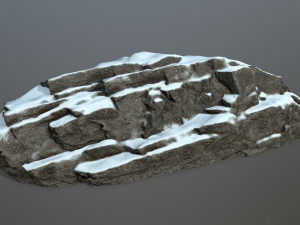 snow rocks 3D Модель