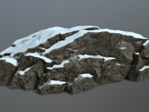 snow rocks 3D Модель