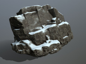 snow rocks 3D Модель