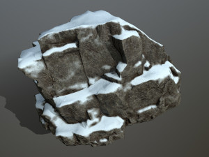 snow rocks 3D Модель