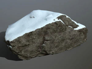 snow rocks 3D Model