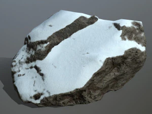 snow rocks 3D Model
