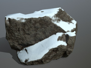 snow rocks 3D Модель
