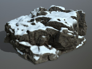 snow rocks 3D Модель