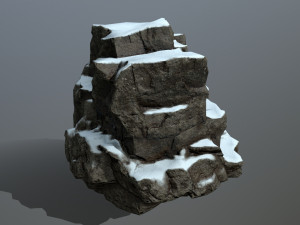 snow rocks 3D Модель
