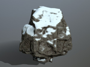 snow rocks 3D Модель