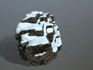 snow rocks 3D Model