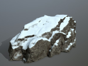 snow rocks 3D Модель
