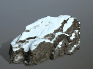 snow rocks 3D Model