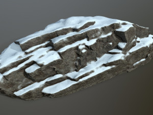 snow rocks 3D Модель