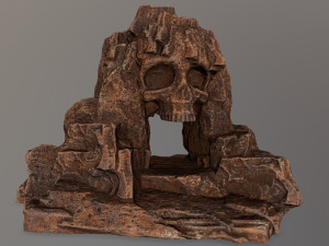 skull cave 3D-Modell