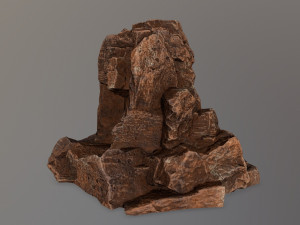 skull cave 3D 模型