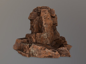 skull cave 3D 模型