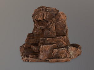 skull cave 3D 模型
