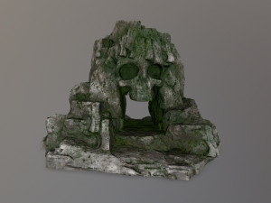 skull cave Model 3D