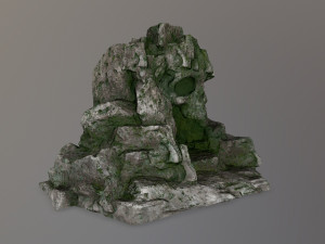 skull cave Model 3D