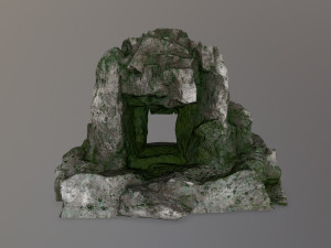 skull cave Model 3D