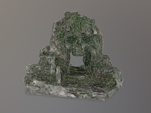 skull cave Model 3D